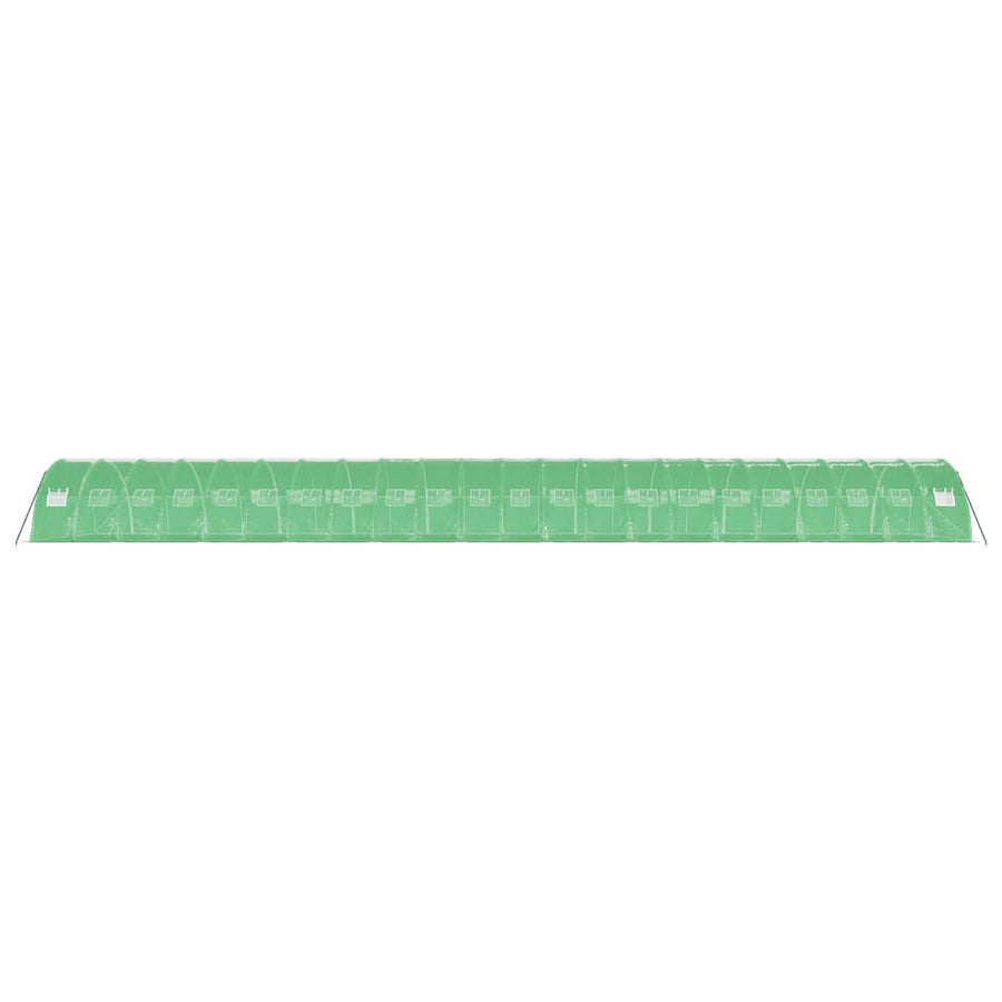 Greenhouse with Steel Frame Green 88 m? 22x4x2 m