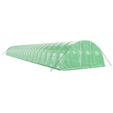Greenhouse with Steel Frame Green 96 m? 24x4x2 m