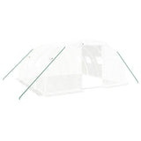 Greenhouse with Steel Frame White 16 m? 4x4x2 m