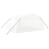 Greenhouse with Steel Frame White 16 m? 4x4x2 m