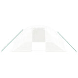 Greenhouse with Steel Frame White 24 m² 6x4x2 m - Top-Down View