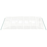 Greenhouse with Steel Frame White 24 m? 6x4x2 m