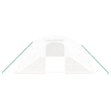 Greenhouse with Steel Frame White 40 m? 10x4x2 m