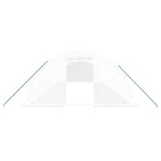 Greenhouse with Steel Frame White 40 m? 10x4x2 m