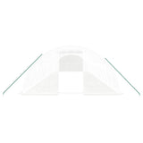 Greenhouse with Steel Frame White 48 m? 12x4x2 m