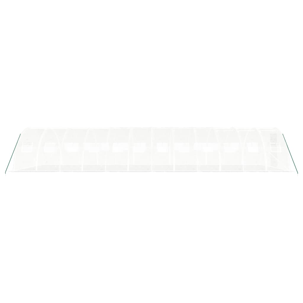 Greenhouse with Steel Frame White 48 m? 12x4x2 m