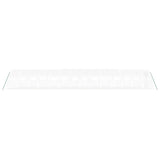 Greenhouse with Steel Frame White 56 m² 14x4x2 m - 45-Degree Angle