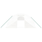 Greenhouse with Steel Frame White 64 m? 16x4x2 m
