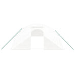 Greenhouse with Steel Frame White 64 m? 16x4x2 m