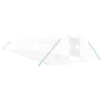 Greenhouse with Steel Frame White 72 m? 18x4x2 m
