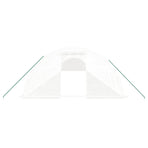 Greenhouse with Steel Frame White 72 m? 18x4x2 m