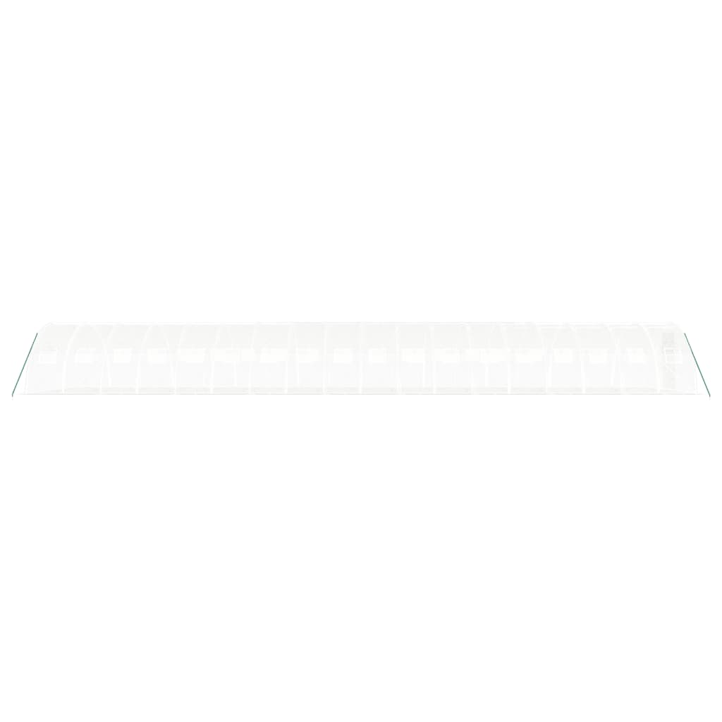 Greenhouse with Steel Frame White 72 m? 18x4x2 m