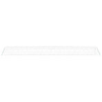 Greenhouse with Steel Frame White 80 m? 20x4x2 m