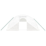 Greenhouse with Steel Frame White 88 m? 22x4x2 m - Top-Down View