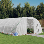 Greenhouse with Steel Frame White 88 m? 22x4x2 m