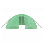 Greenhouse with Steel Frame Green 20 m? 5x4x2.3 m