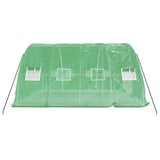 Greenhouse with Steel Frame Green 20 m? 5x4x2.3 m