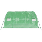 Greenhouse with Steel Frame Green 20 m? 5x4x2.3 m