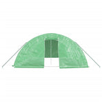 Greenhouse with Steel Frame Green 30 m? 6x5x2.3 m