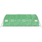Greenhouse with Steel Frame Green 30 m? 6x5x2.3 m