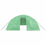 Greenhouse with Steel Frame Green 40 m? 8x5x2.3 m
