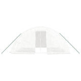 Greenhouse with Steel Frame White 20 m? 5x4x2.3 m