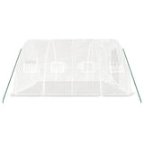 Greenhouse with Steel Frame White 20 m? 5x4x2.3 m