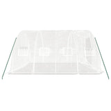 Greenhouse with Steel Frame White 20 m² 5x4x2.3 m - 45-Degree Angle