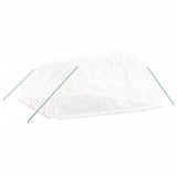 Greenhouse with Steel Frame White 30 m² 6x5x2.3 m - Side View