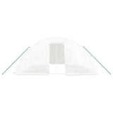 Greenhouse with Steel Frame White 30 m² 6x5x2.3 m - Top-Down View