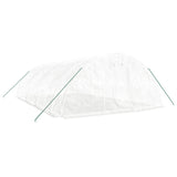 Greenhouse with Steel Frame White 40 m? 8x5x2.3 m
