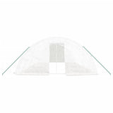 Greenhouse with Steel Frame White 40 m? 8x5x2.3 m