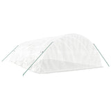 Greenhouse with Steel Frame White 40 m? 8x5x2.3 m