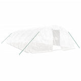 Greenhouse with Steel Frame White 50 m? 10x5x2.3 m