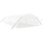 Greenhouse with Steel Frame White 60 m? 12x5x2.3 m