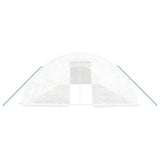 Greenhouse with Steel Frame White 70 m? 14x5x2.3 m