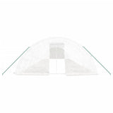 Greenhouse with Steel Frame White 80 m? 16x5x2.3 m