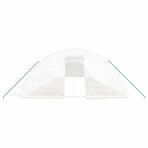 Greenhouse with Steel Frame White 80 m? 16x5x2.3 m