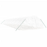 Greenhouse with Steel Frame White 90 m² 18x5x2.3 m - Side View