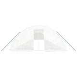 Greenhouse with Steel Frame White 90 m? 18x5x2.3 m