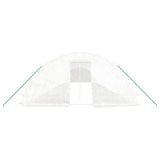 Greenhouse with Steel Frame White 90 m² 18x5x2.3 m - Top-Down View