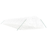 Greenhouse with Steel Frame White 100 m² 20x5x2.3 m - Side View