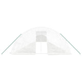 Greenhouse with Steel Frame White 100 m? 20x5x2.3 m