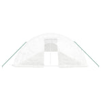 Greenhouse with Steel Frame White 100 m? 20x5x2.3 m