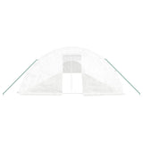 Greenhouse with Steel Frame White 100 m² 20x5x2.3 m - Top-Down View