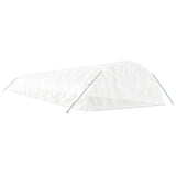 Greenhouse with Steel Frame White 100 m² 20x5x2.3 m - Rear View