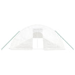 Greenhouse with Steel Frame White 110 m? 22x5x2.3 m