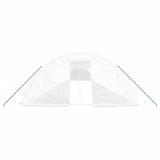 Greenhouse with Steel Frame White 120 m² 24x5x2.3 m - Top-Down View