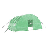 Greenhouse with Steel Frame Green 24 m? 6x4x2.85 m
