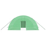 Greenhouse with Steel Frame Green 24 m² 6x4x2.85 m - Top-Down View